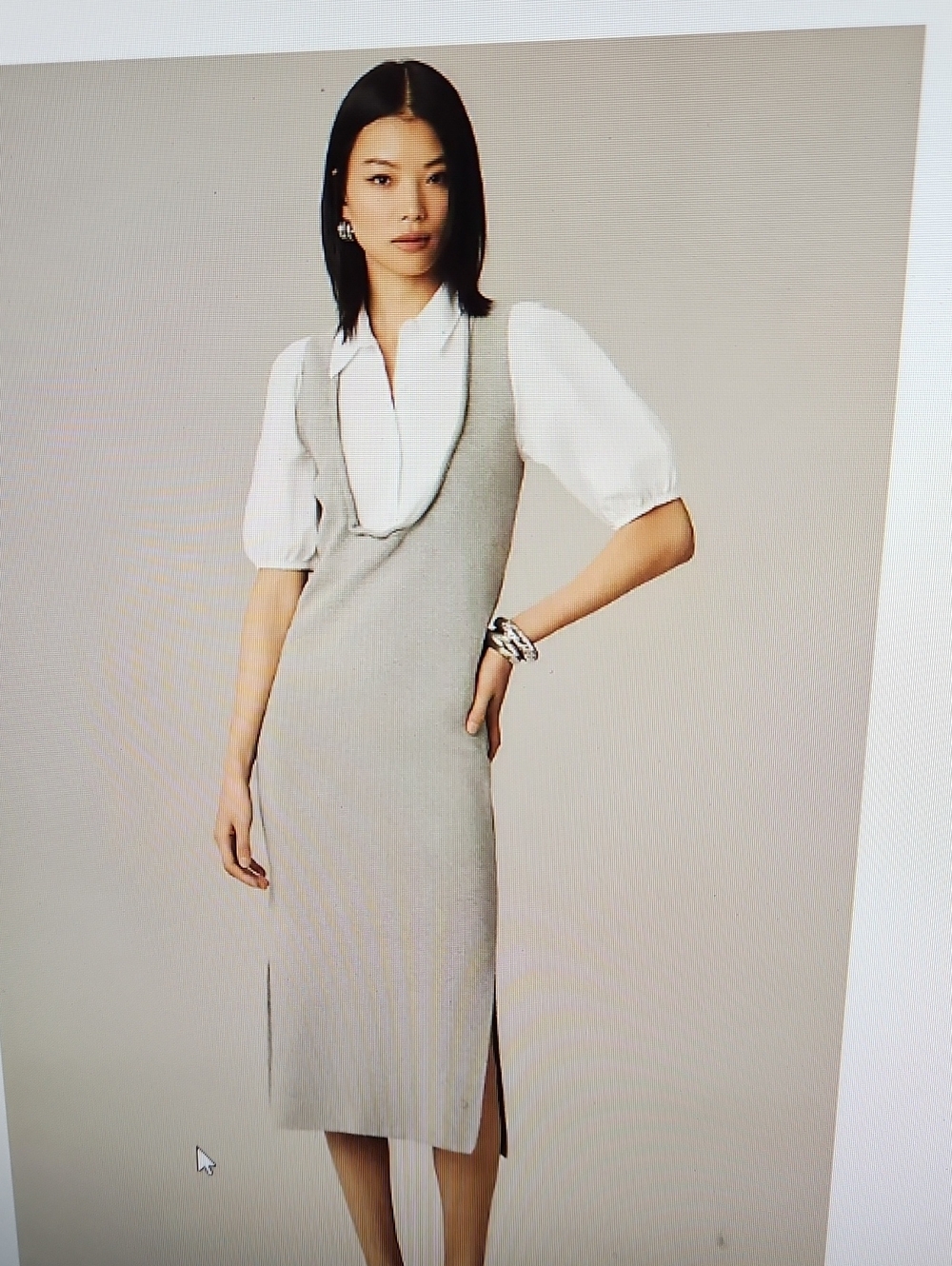 ANTHROPOLOGIE TWOFER KNIT SHIRT DRESS SZ M